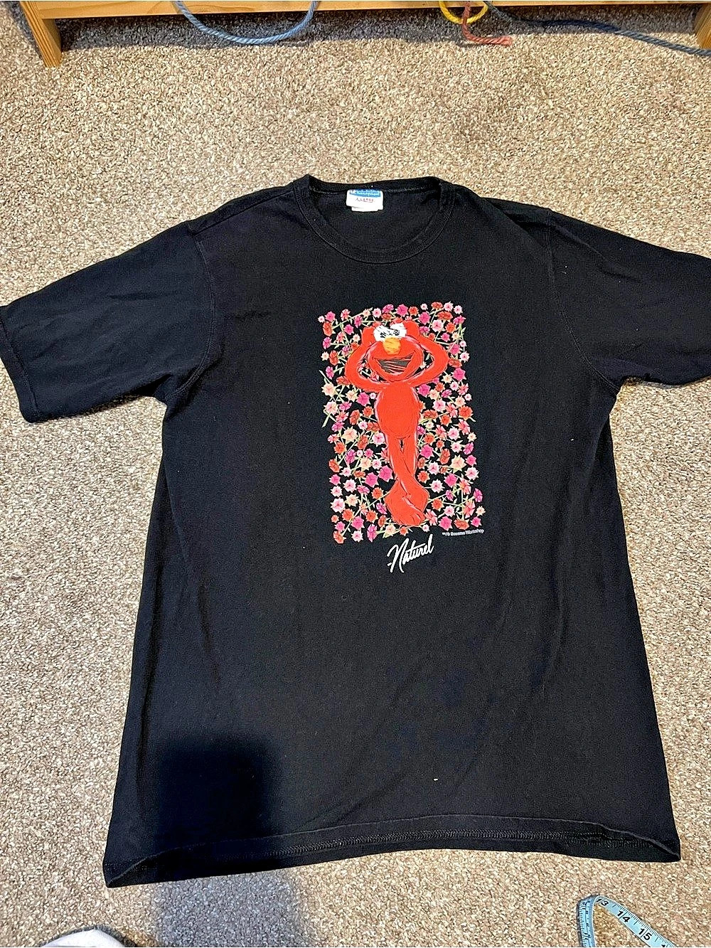 Champion x Sesame Street x Naturel Elmo T-Shirt XL